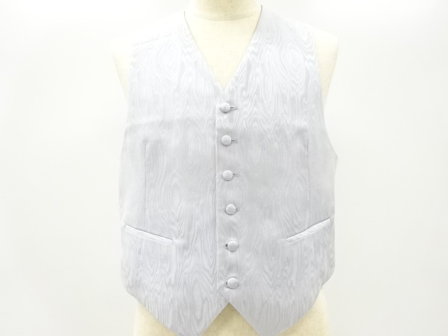 JAPANESE KIMONO / RECYCLED TUXEDO VEST (A-6)